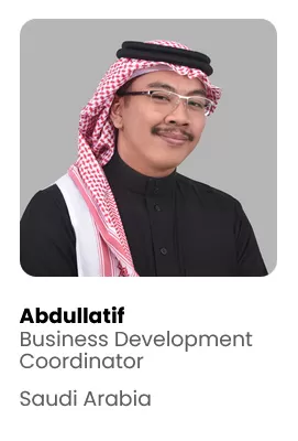 Abdullatif the Business Development Coordinator at TTE Gulf Management Consultancy at Saudi Arabia Branch