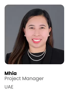 Mhia the Project Manager at TTE Gulf Management Consultancy at United Arab Emirates (UAE) Branch