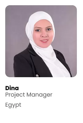 Dina the Project Manager at TTE Gulf Management Consultancy at Egypt Branch