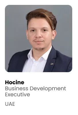 Hocine the Business Development Executive at TTE Gulf Management Consultancy at United Arab Emirates (UAE) Branch